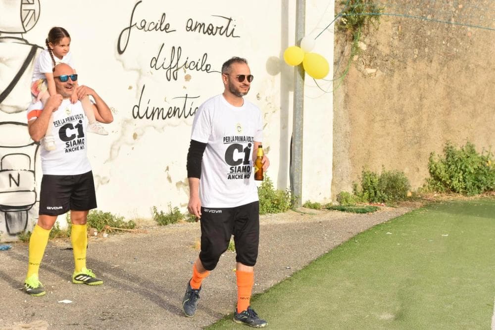 Festeggiamenti dopo la promozione